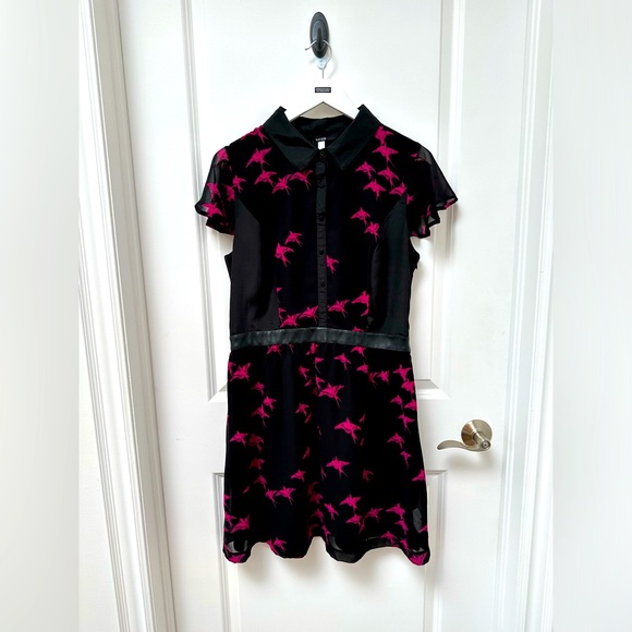 Button Up Shirt Dress - Picture 1 of 6